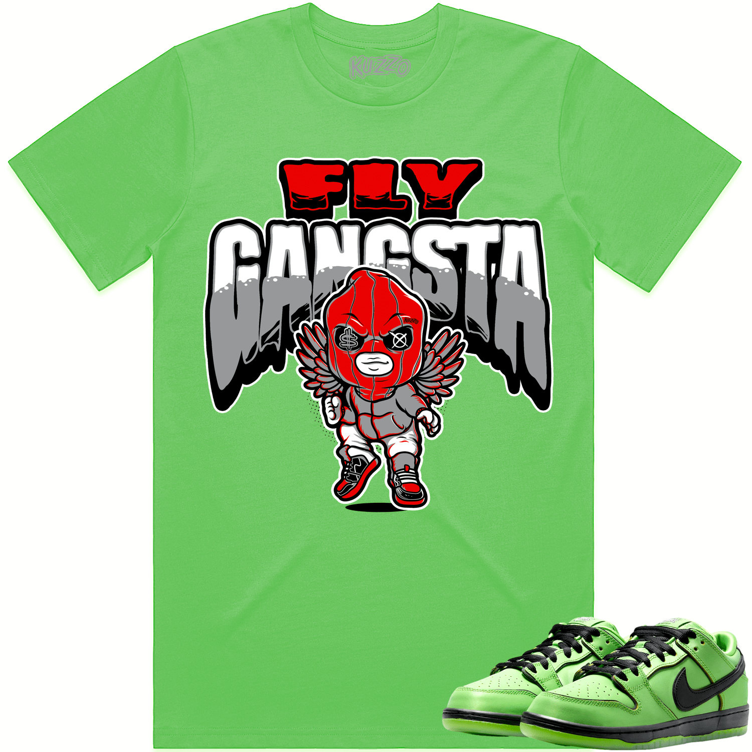 Powerpuff Dunks Shirt - Buttercup Dunks Shirts - Fly Gangsta