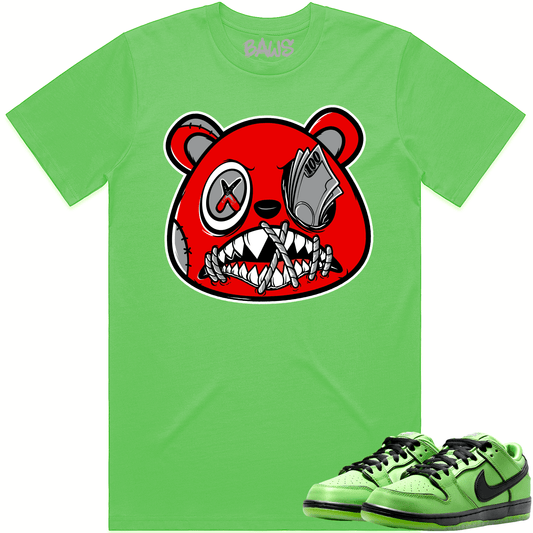 Powerpuff Dunks Shirt - Buttercup Dunks Shirts - Money Talks Baws