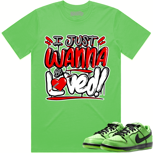 Powerpuff Dunks Shirt - Buttercup Dunks Shirts - Red Loved