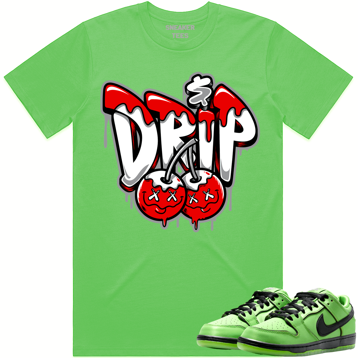 Powerpuff Dunks Shirt - Buttercup Dunks Shirts - Red Money Drip