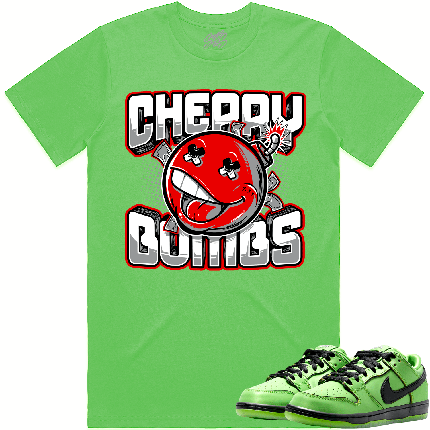 Powerpuff Dunks Shirt - Buttercup Dunks Shirts - Red Money Drip