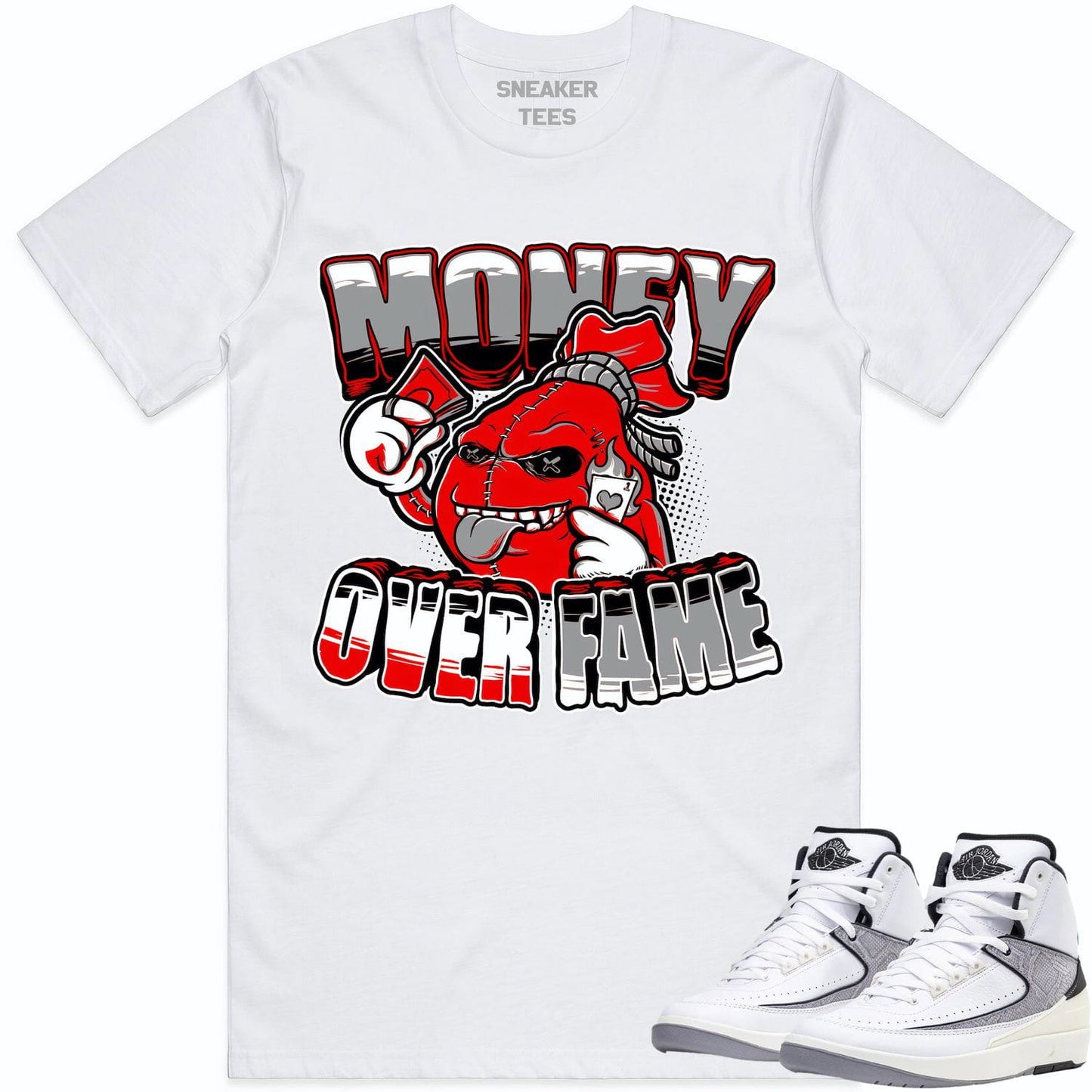 Python 2s Shirts - Jordan Retro 2 Python 2s Sneaker Tees - Money Fame