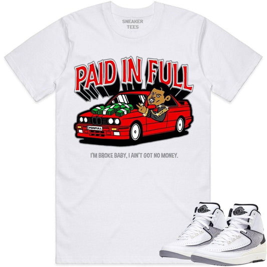 Python 2s Shirts - Jordan Retro 2 Python 2s Sneaker Tees - Red Paid