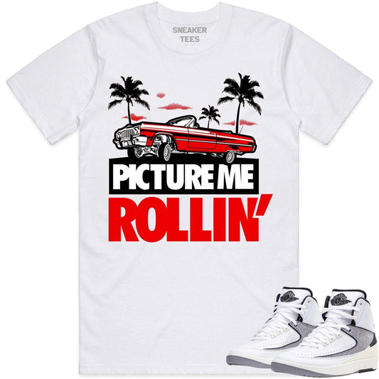 Python 2s Shirts - Jordan Retro 2 Python 2s Sneaker Tees - Red Picture