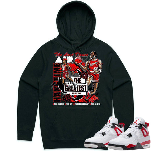 Red Cement 4s Hoodie - Jordan Retro 4 Red Cement Hoodie - Hangtime