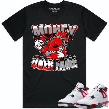 Red Cement 4s Shirt - Jordan Retro 4 Red Cement Shirts - Money Fame