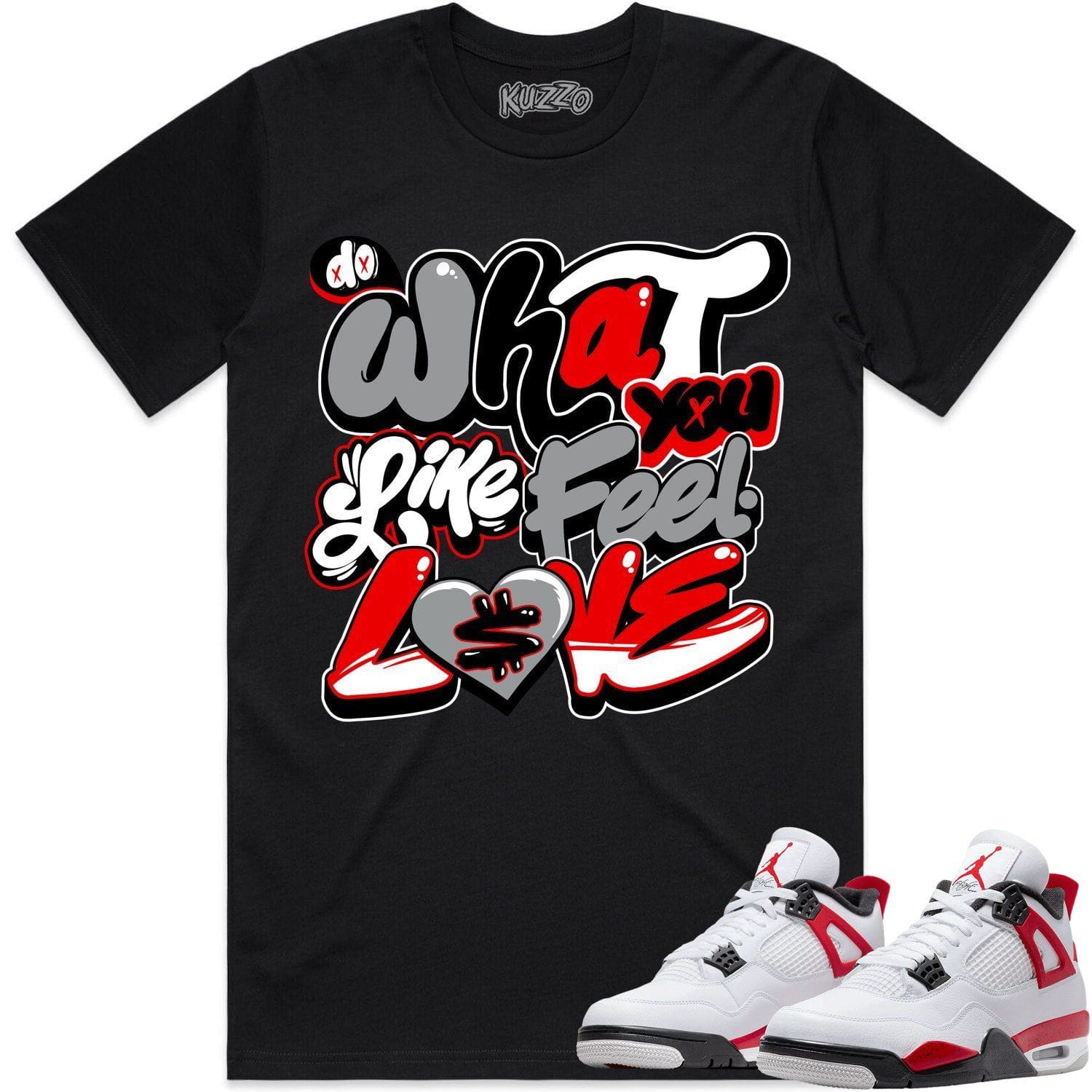 Red Cement 4s Shirt - Jordan Retro 4 Red Cement Shirts - Red Sauce