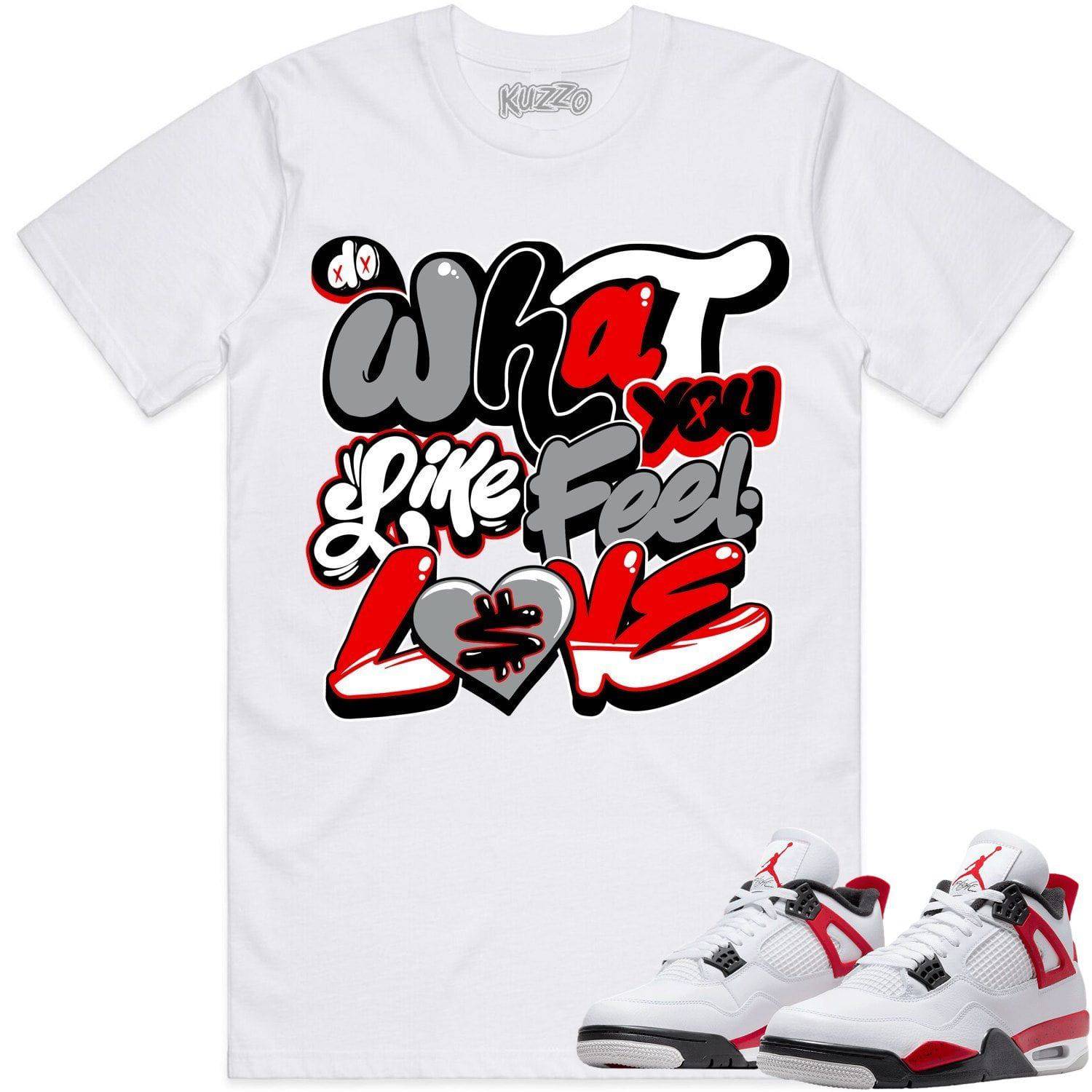 Red Cement 4s Shirt - Jordan Retro 4 Red Cement Shirts - Red Sauce