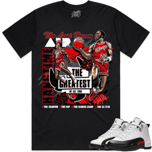 Red Taxi 12s Shirt - Jordan Retro 12 Red Taxi Shirts - Hangtime