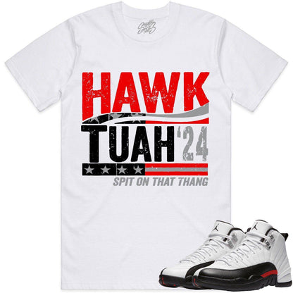 Red Taxi 12s Shirt - Jordan Retro 12 Red Taxi Shirts - Hawk