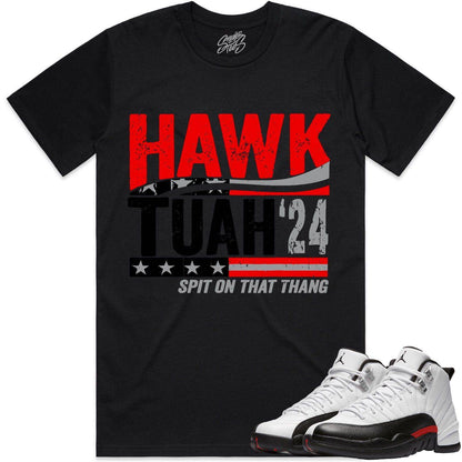 Red Taxi 12s Shirt - Jordan Retro 12 Red Taxi Shirts - Hawk