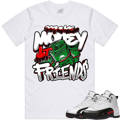 Red Taxi 12s Shirt - Jordan Retro 12 Red Taxi Shirts - Make Money