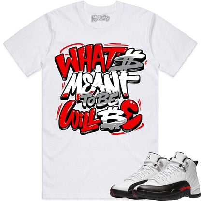 Red Taxi 12s Shirt - Jordan Retro 12 Red Taxi Shirts - Meant to Be