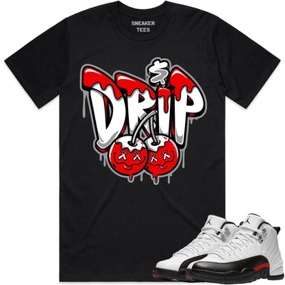 Red Taxi 12s Shirt - Jordan Retro 12 Red Taxi Shirts - Money Drip