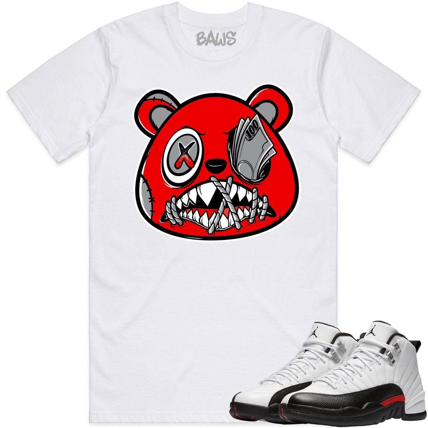 Red Taxi 12s Shirt - Jordan Retro 12 Red Taxi Shirts - Money Talks