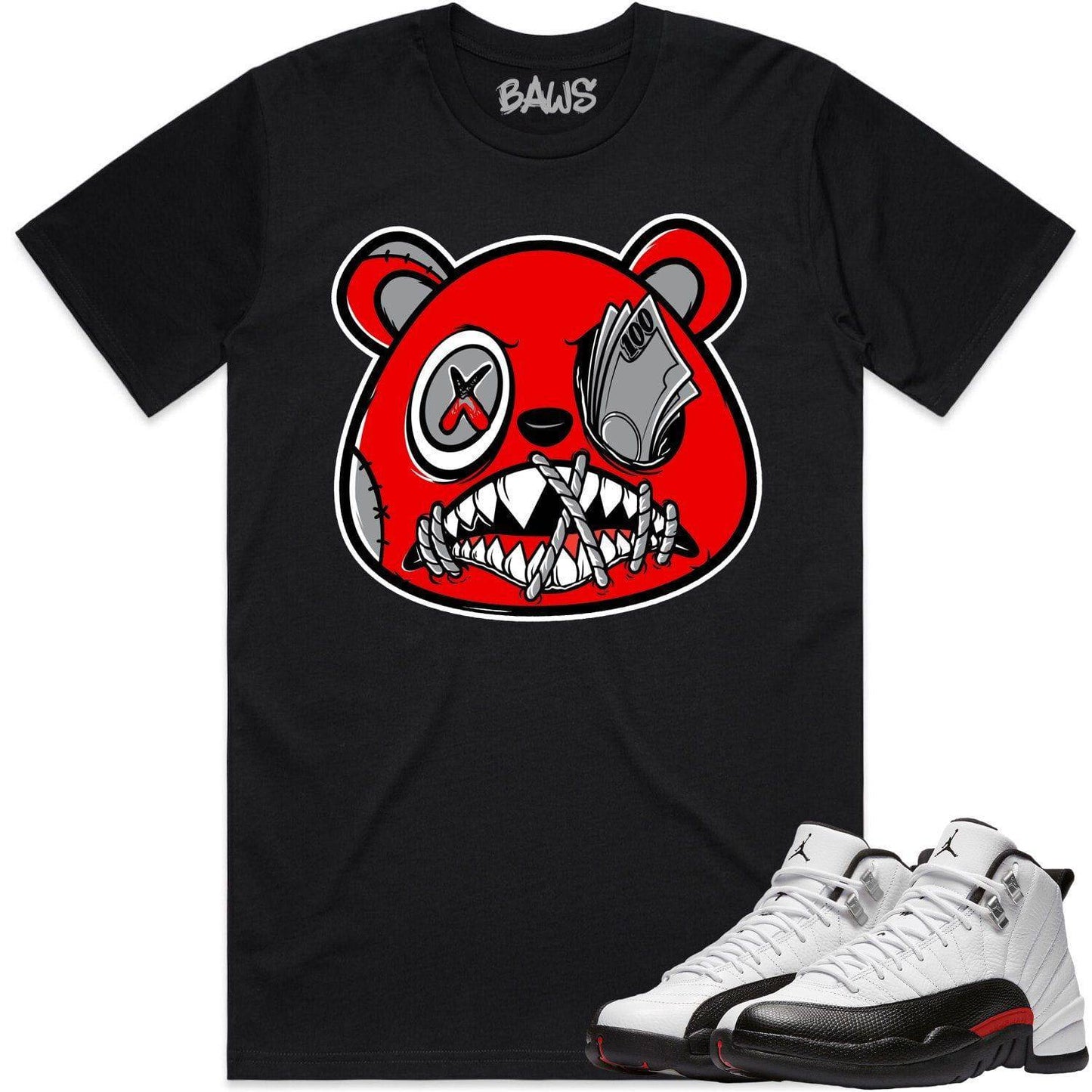 Red Taxi 12s Shirt - Jordan Retro 12 Red Taxi Shirts - Money Talks