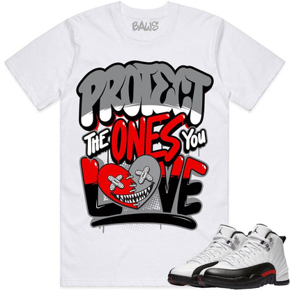 Red Taxi 12s Shirt - Jordan Retro 12 Red Taxi Shirts - PTOYL