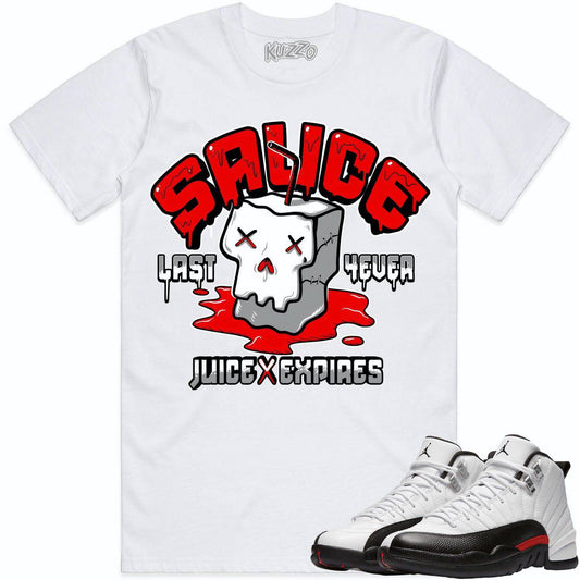 Red Taxi 12s Shirt - Jordan Retro 12 Red Taxi Shirts - Red Sauce