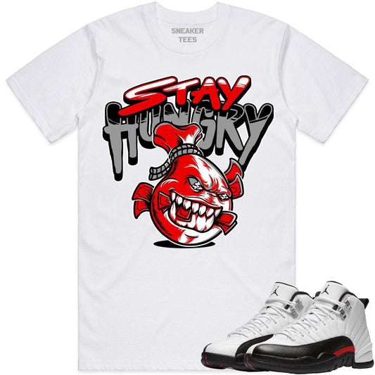 Red Taxi 12s Shirt - Jordan Retro 12 Red Taxi Shirts - Stay Hungry