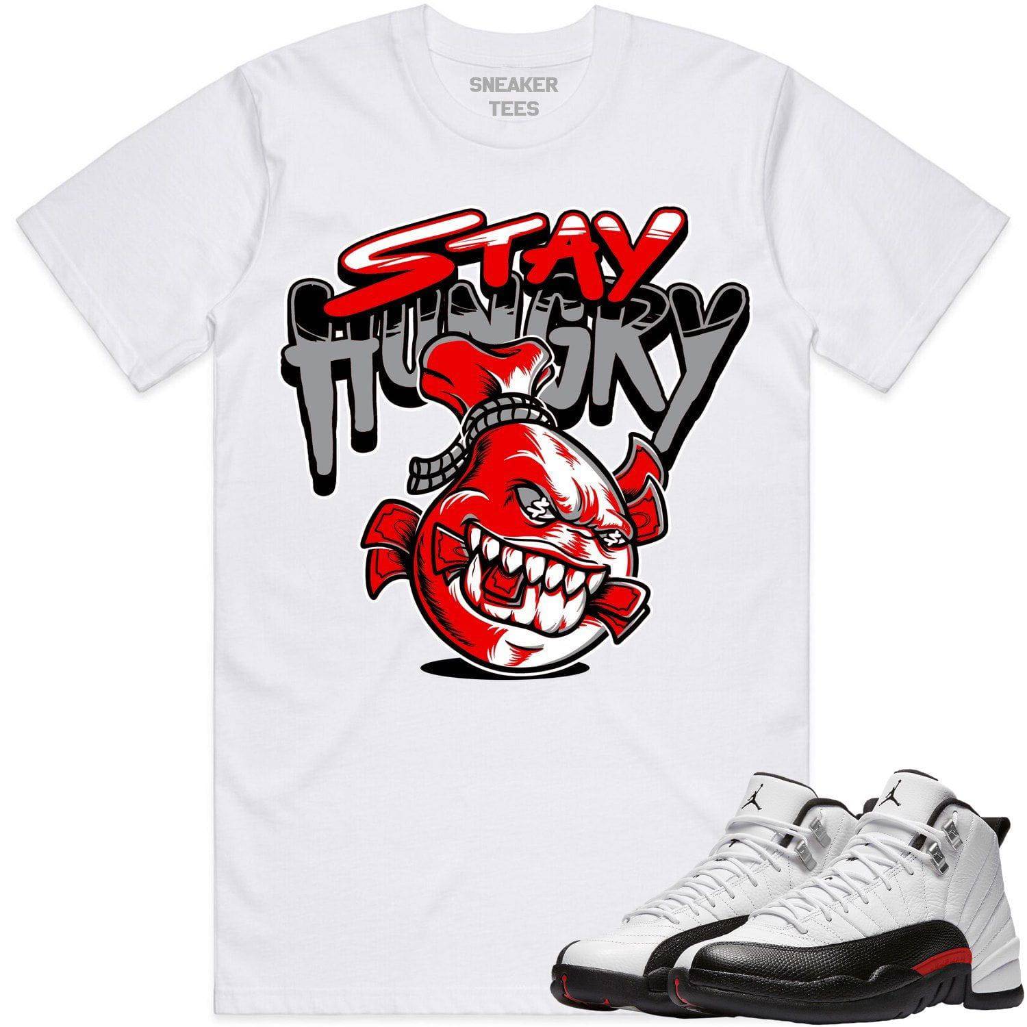 Red Taxi 12s Shirt - Jordan Retro 12 Red Taxi Shirts - Stay Hungry