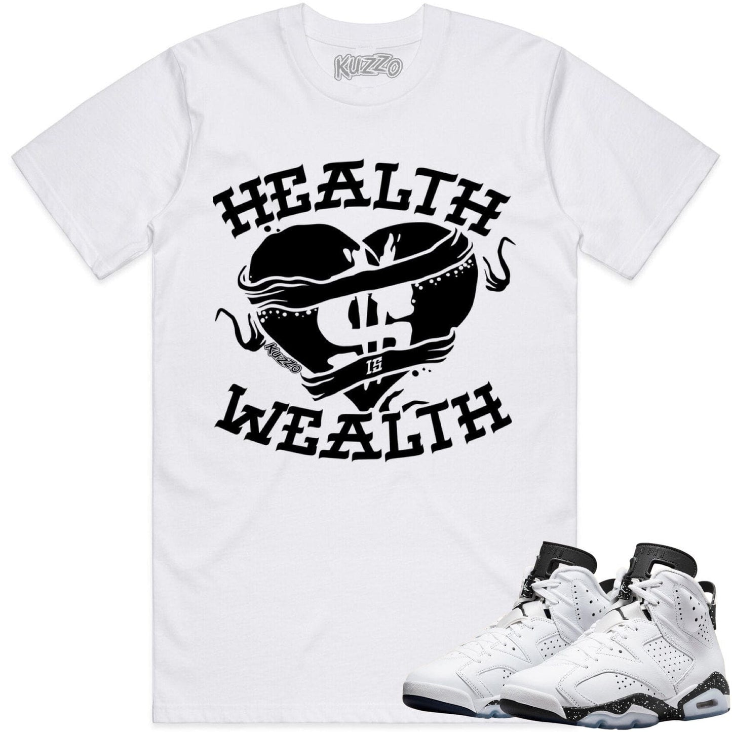 Reverse Oreo 6s Shirt - Jordan 6 Reverse Oreo Sneaker Tees - Health
