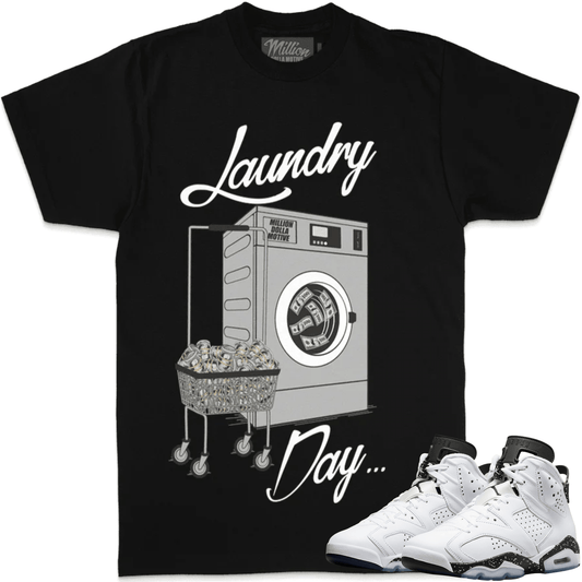 Reverse Oreo 6s Shirt - Jordan 6 Reverse Oreo Sneaker Tees - Laundry