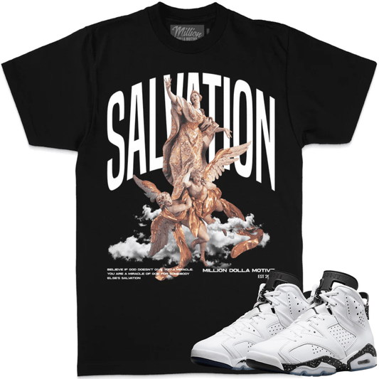 Reverse Oreo 6s Shirt - Jordan 6 Reverse Oreo Sneaker Tees - Salvation