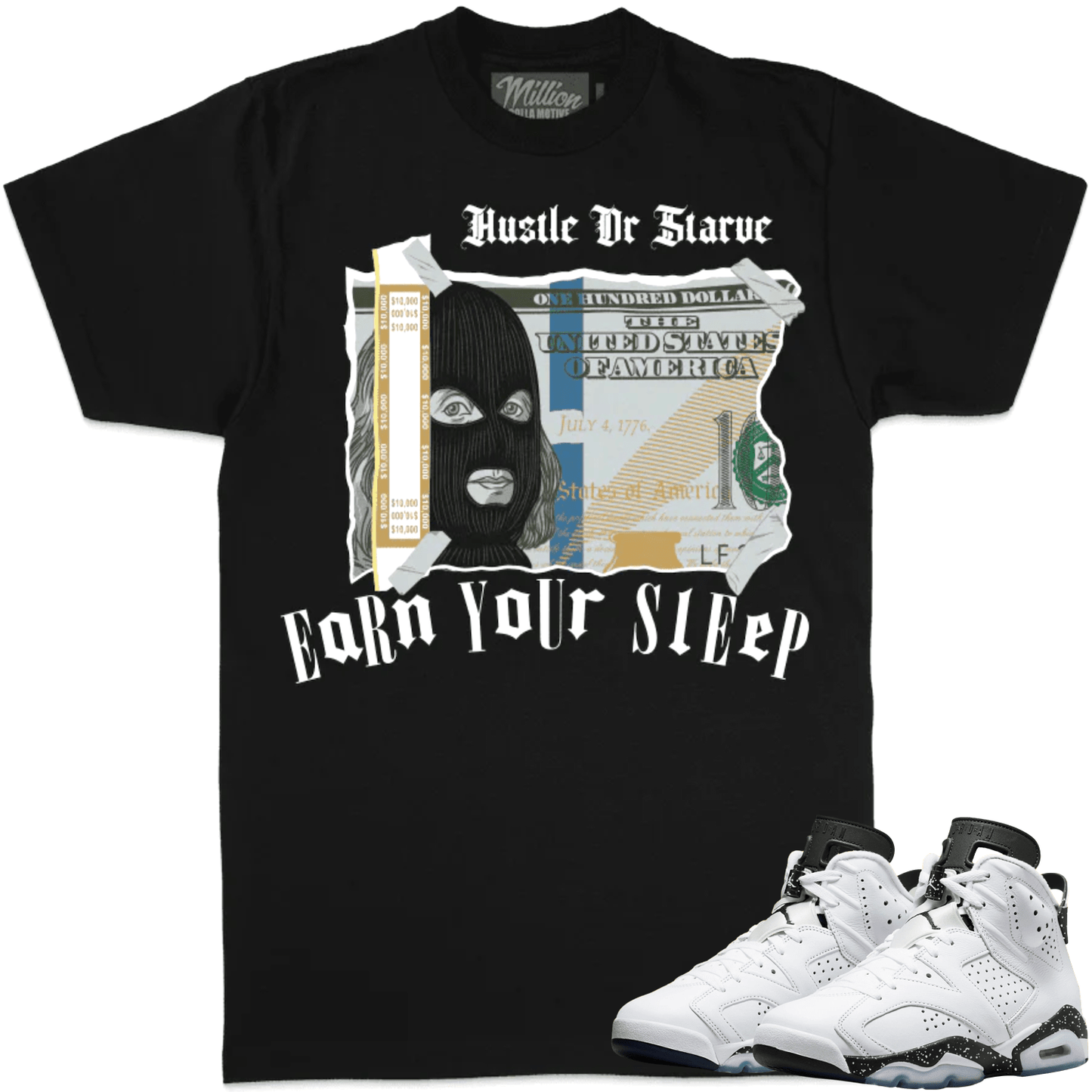 Reverse Oreo 6s Shirt - Jordan 6 Reverse Oreo Sneaker Tees - Sleep