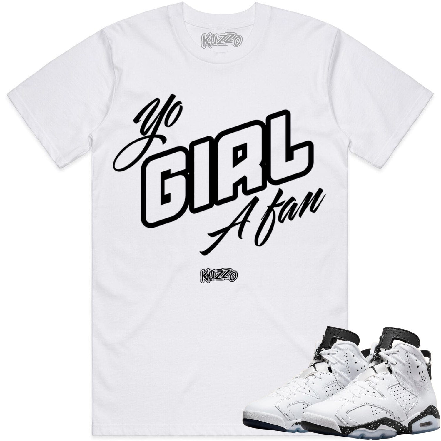 Reverse Oreo 6s Shirt - Jordan 6 Reverse Oreo Sneaker Tees - Yo Fan