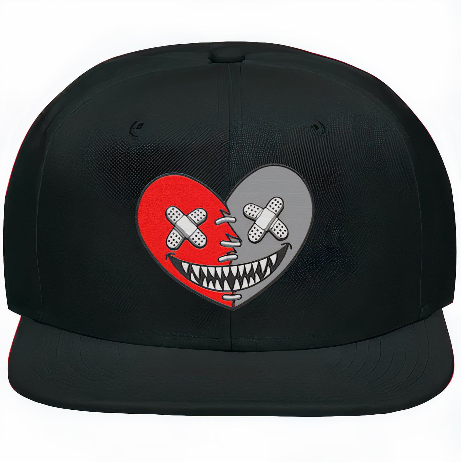 Reverse Oreo 6s Snapback Hat - Jordan 6 Reverse Oreo 6s - Heart Baws