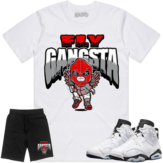 Reverse Oreo 6s Sneaker Outfits - Jordan 12 Red Taxi - Fly Gangsta