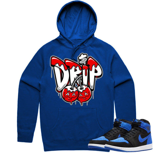 Royal Suede 1s Hoodie - Jordan 1 Royal Suede Hoodie - Money Drip