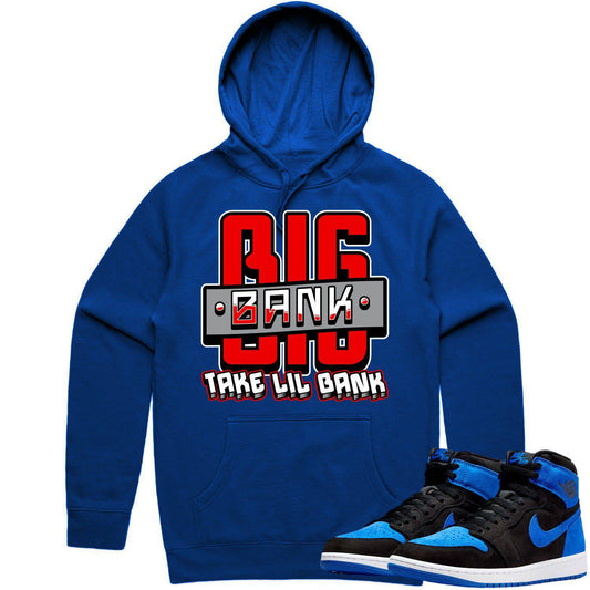 Royal Suede 1s Hoodie - Jordan 1 Royal Suede Hoodie - Red Big Bank