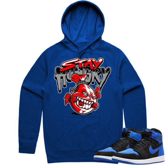 Royal Suede 1s Hoodie - Jordan 1 Royal Suede Hoodie - Stay Hungry