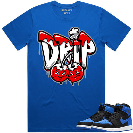 Royal Suede 1s Shirt - Jordan Retro 1 Royal Shirt - Money Drip