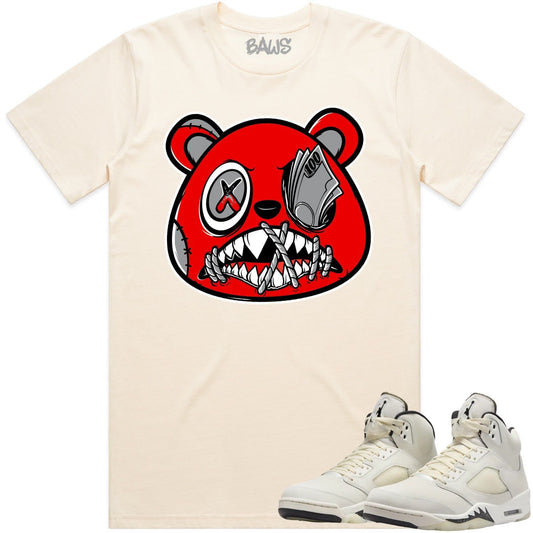 Sail 5s Shirt - Jordan Retro 5 Sail 5s Sneaker Tees - Angry Money Talk