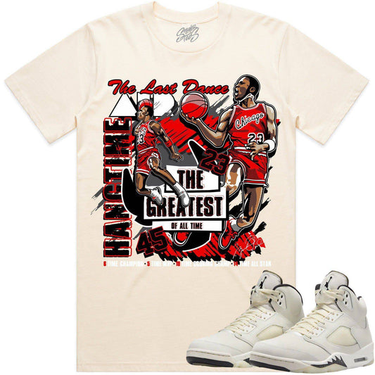 Sail 5s Shirt - Jordan Retro 5 Sail 5s Sneaker Tees - Hangtime