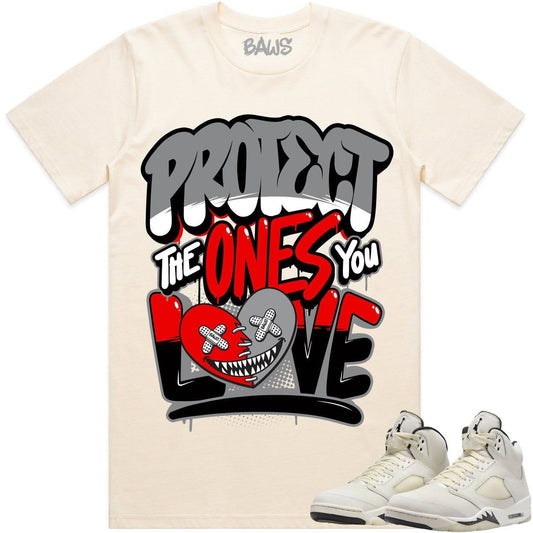 Sail 5s Shirt - Jordan Retro 5 Sail 5s Sneaker Tees - PTOYL