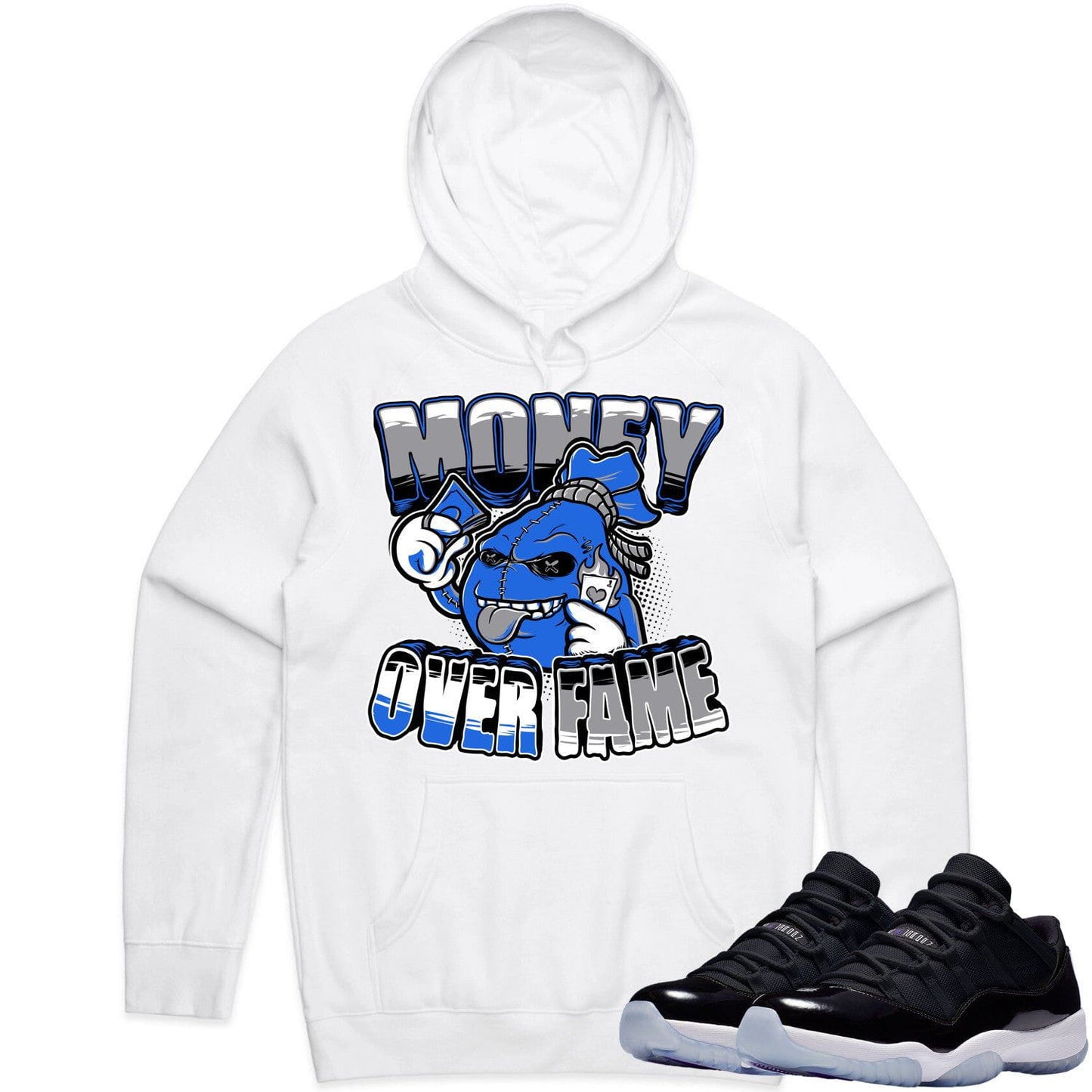 Sapce Jam 11s Hoodies - Jordan 11 Low Space Jam Hoodie - MOF