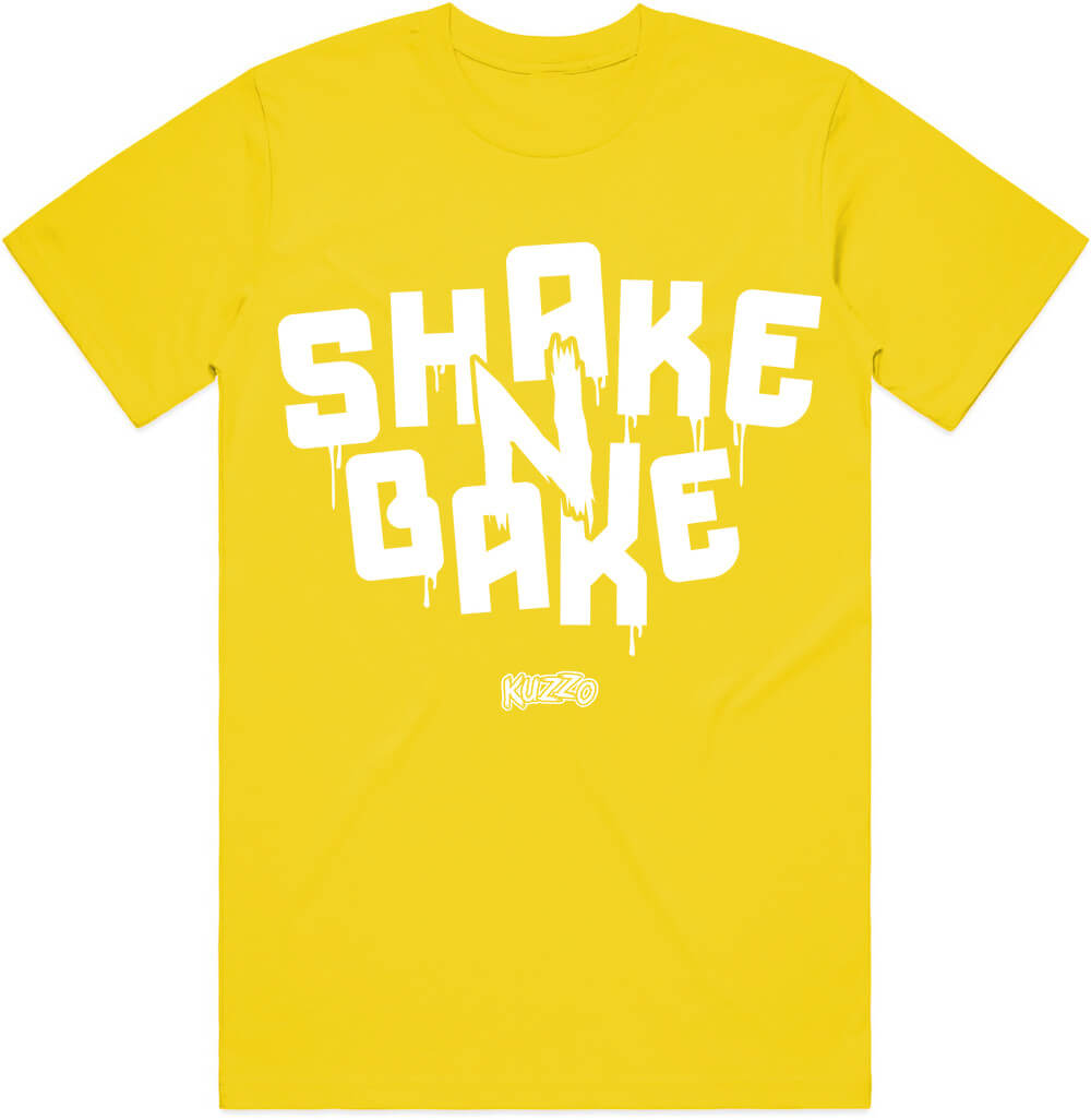 Shake N Bake : Sneaker Tees Shirt to Match : Yellow