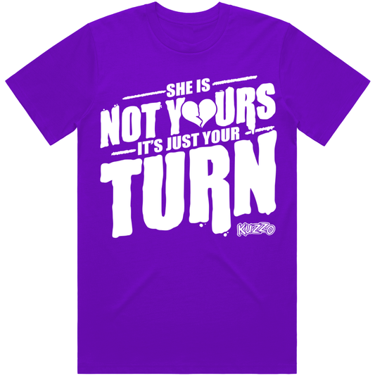 SINYIJYT : Purple Sneaker Tees Shirt to Match : Kuzzo Clothing