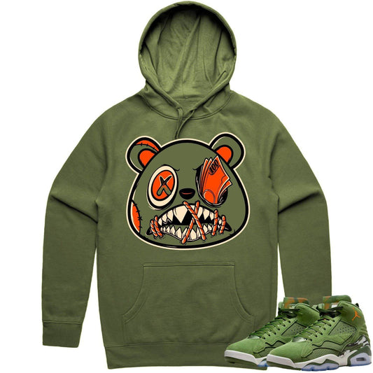 Sky J Olive Hoodie - Jordan MVP Sky J Olive Hoodie - Money Talks Baws