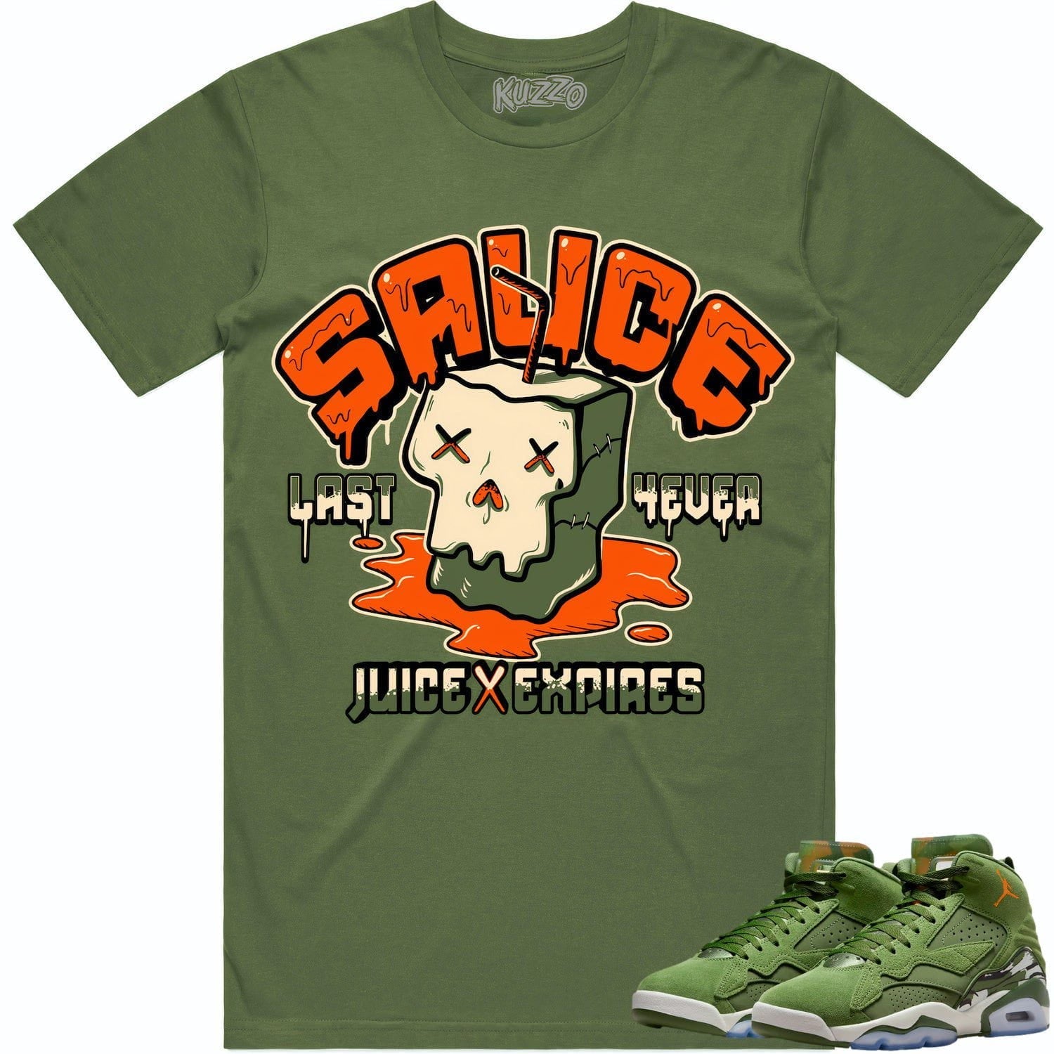 Sky J Olive MVP Shirt - Jordan MVP Sky J Shirts - Celadon Sauce