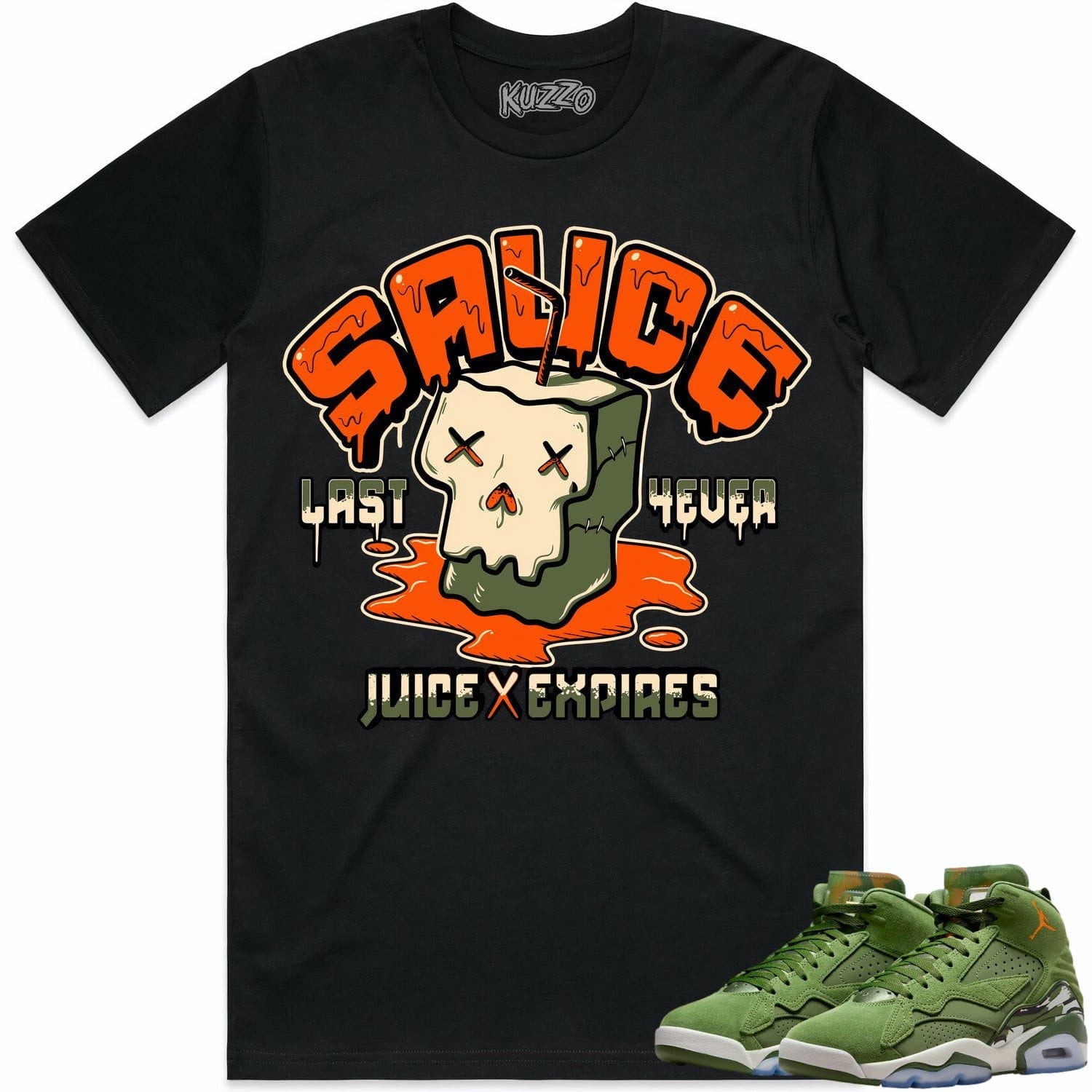 Sky J Olive MVP Shirt - Jordan MVP Sky J Shirts - Celadon Sauce
