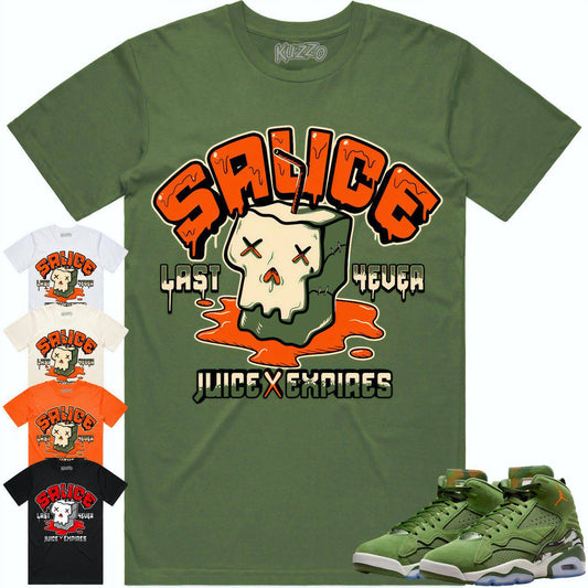 Sky J Olive MVP Shirt - Jordan MVP Sky J Shirts - Celadon Sauce