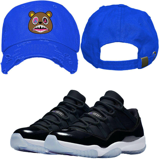 Space Jam 11s Dad Hat - Jordan 11 Low Space Jam Hats - Crazy Baws