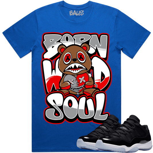 Space Jam 11s Shirt - Jordan 11 Low Space Jam Shirts - Born Wild Baws