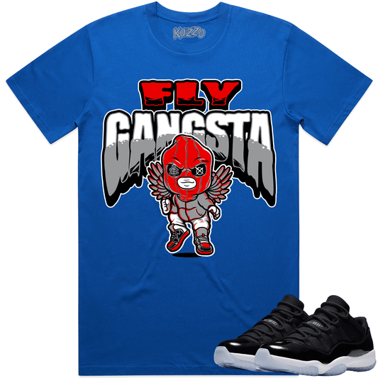 Space Jam 11s Shirt - Jordan 11 Low Space Jam Shirts - Fly Gangsta