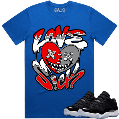 Space Jam 11s Shirt - Jordan 11 Low Space Jam Shirts - Love Sick