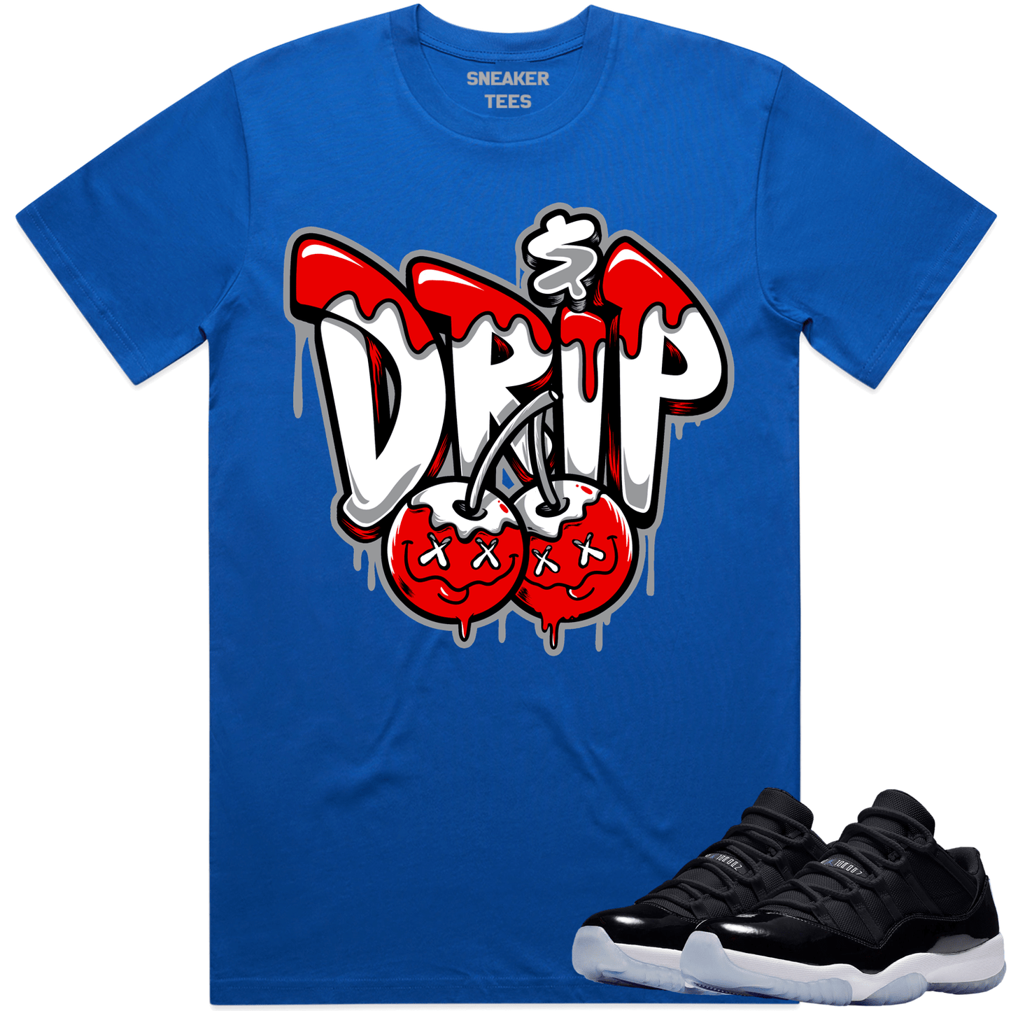 Space Jam 11s Shirt - Jordan 11 Low Space Jam Shirts - Red Money Drip